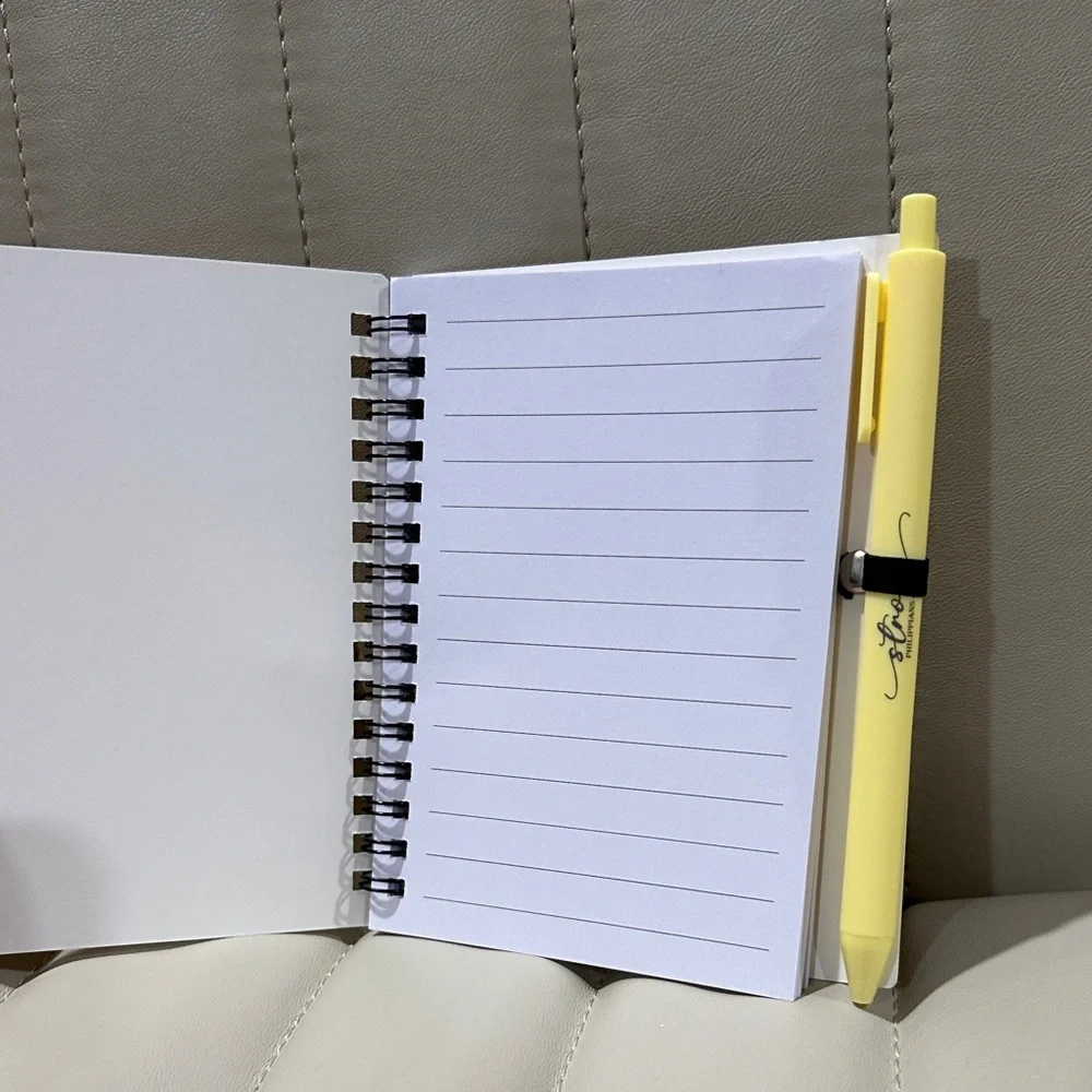 Bible Verse Notebook Trio & Pens Blessed Psalms Strong Philippians Capable Mark